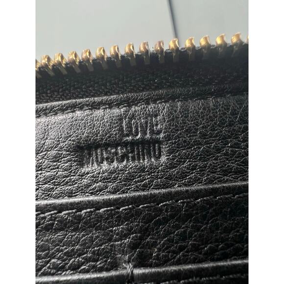 Love MOSCHINO Fantasy Wallet Long Zip Around Wallet Card Holder - Picture 11 of 12